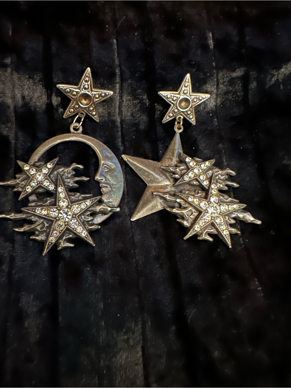 Vintage Celestial themed earring’s